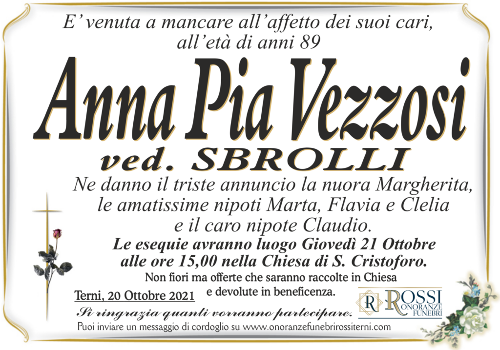 funerale-anna-pia-vezzosi-terni