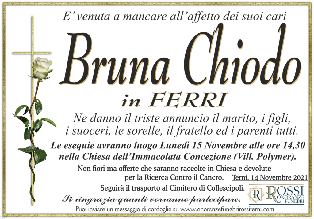 funerale-bruna-chiodo-terni