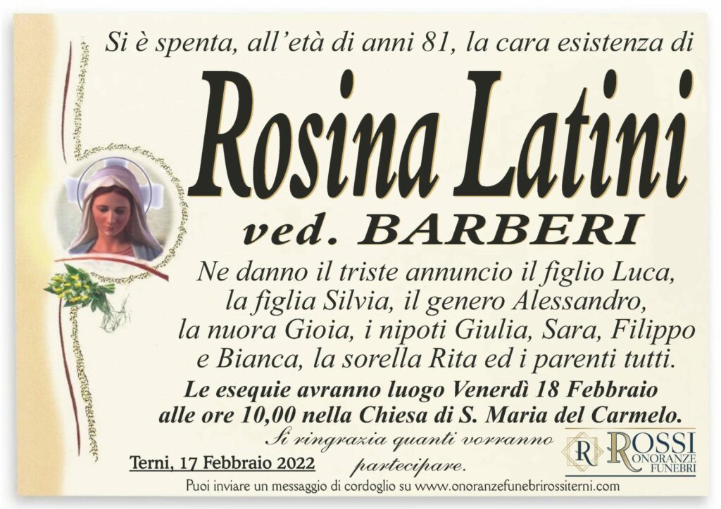 funerale-rosina-latini-terni