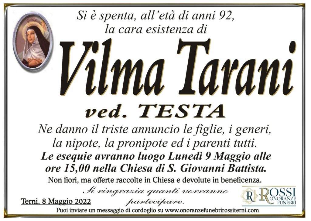 funerale-vilma-tarani-terni