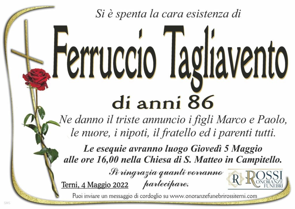 funerale-ferruccio-tagliavento-terni