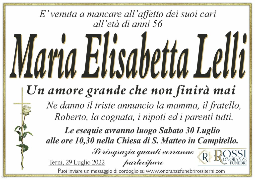 funerale-maria-elisabetta-lelli