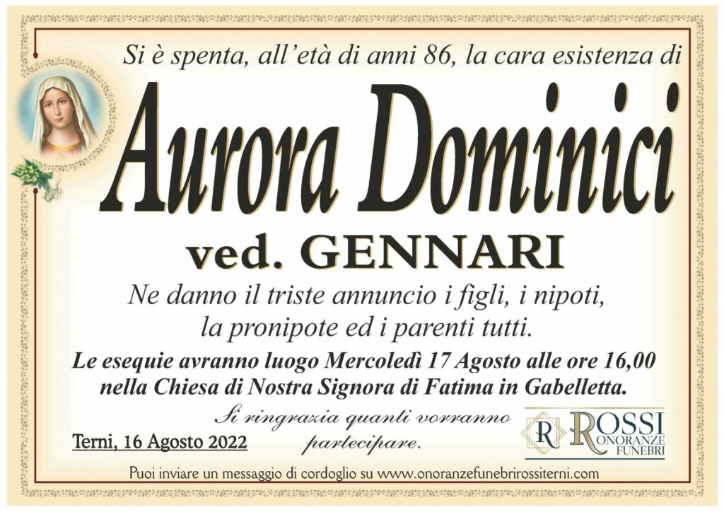 funerale-aurora-dominici-terni