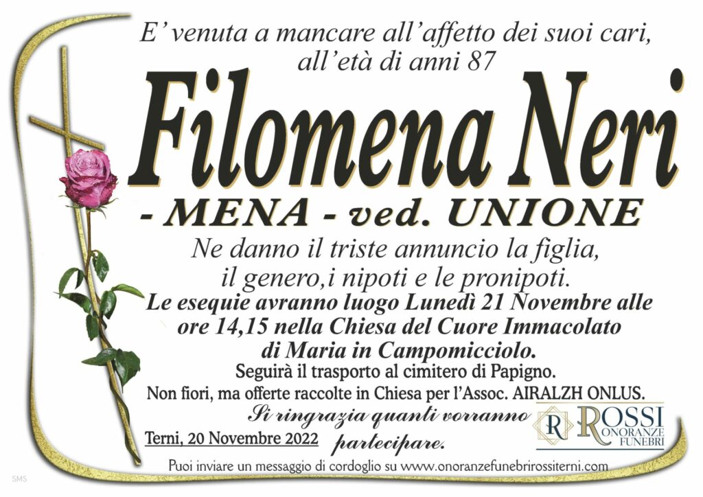 funerale-filomena-neri-terni