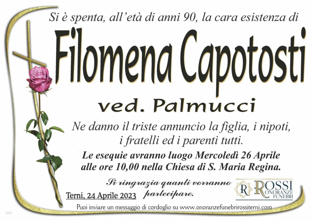 funerale-filomena-capotosti-terni