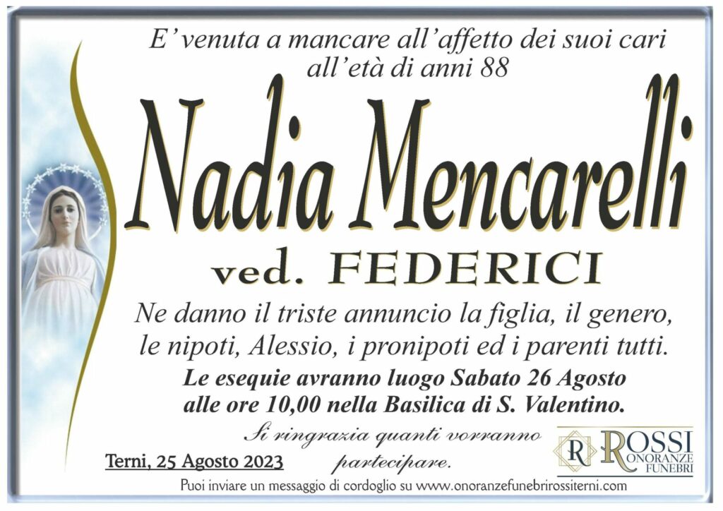 funerale-nadia-mencarelli-terni
