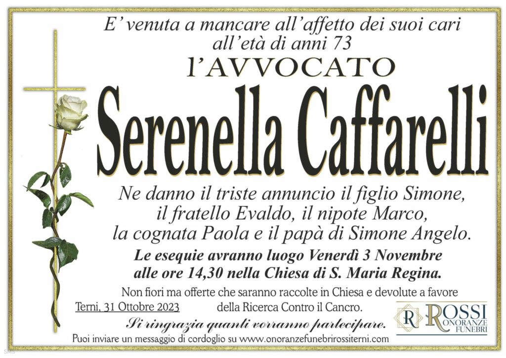 funerale-serenella-caffarelli-terni