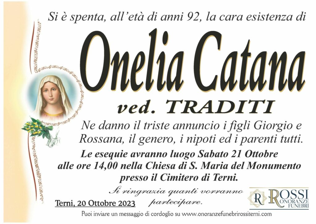 funerale-onelia-catana-terni