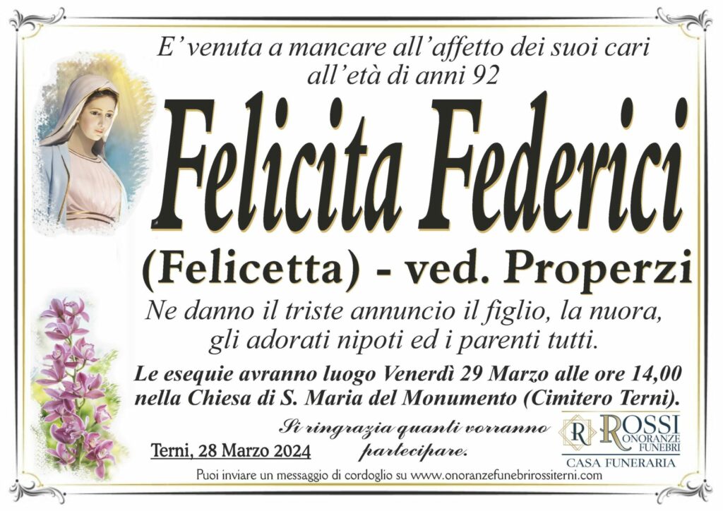 funerale-felicita-federici-terni