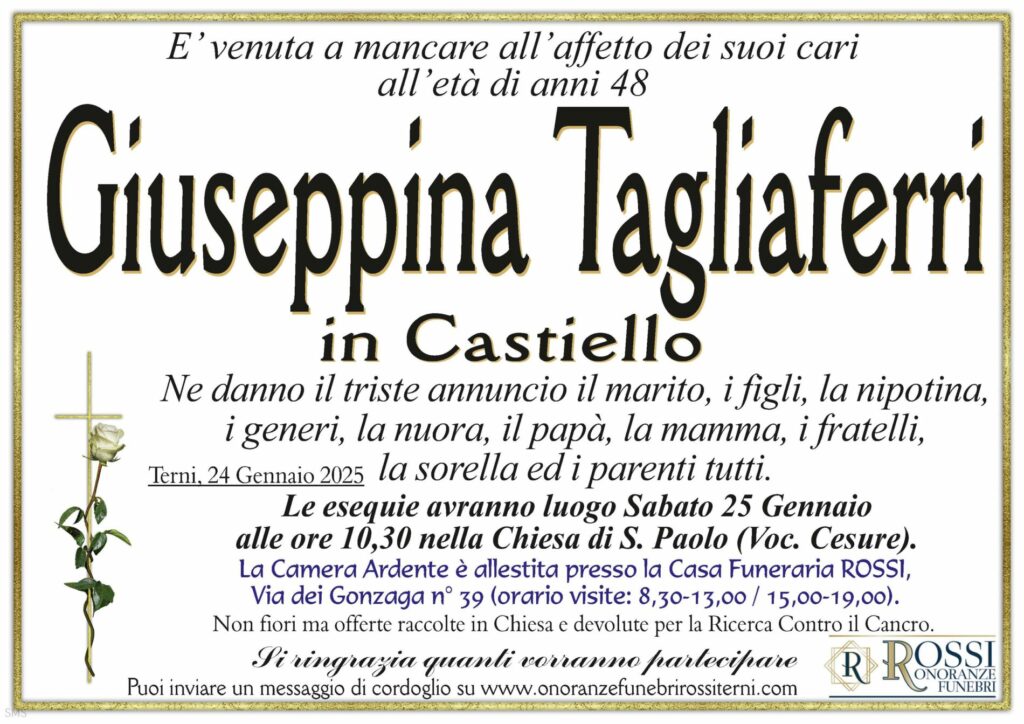 funerale-giuseppina-tagliaferri-terni