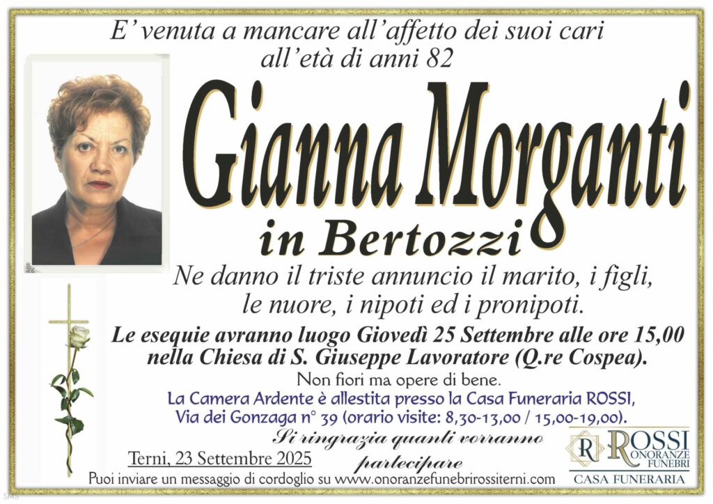 funerale-gianna-morganti-terni