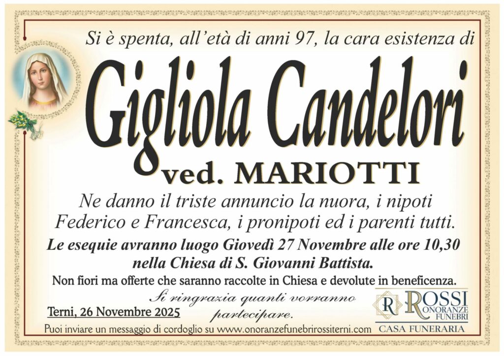 funerale-gigliola-candelori-terni