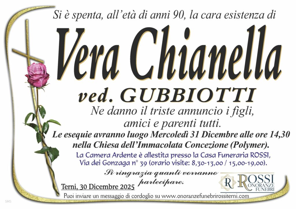 funerale-vera-chianella-terni