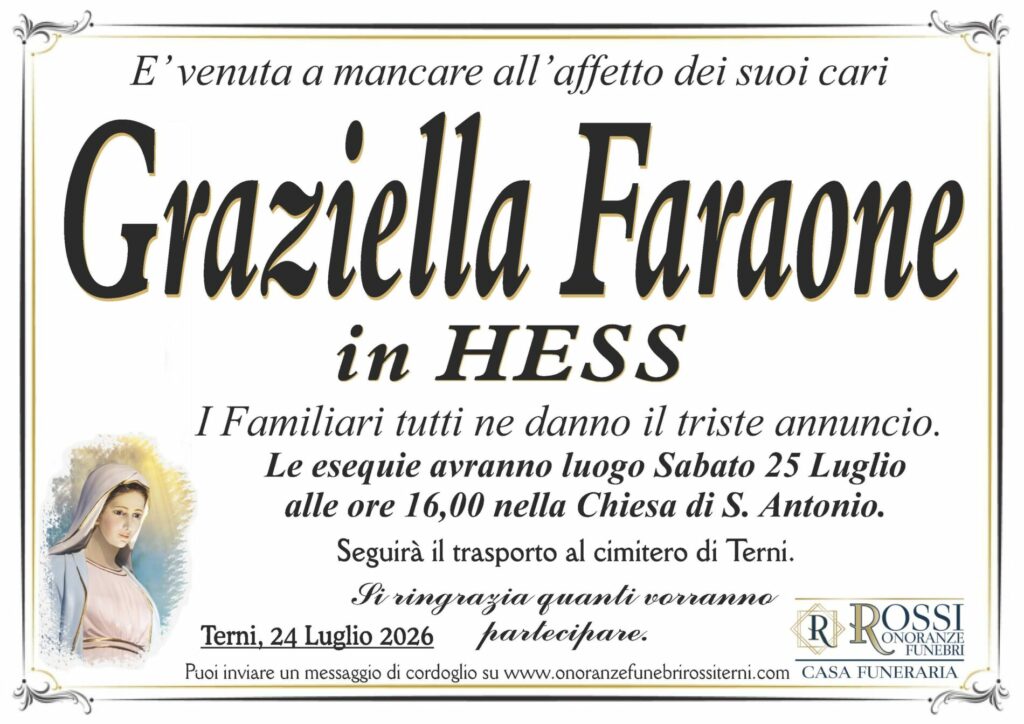 funerale-graziella-faraone-terni