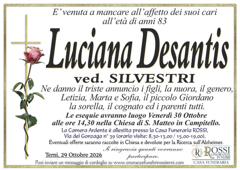 funerale-luciana-desantis-terni